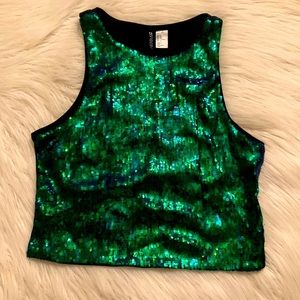 H&M sequin top